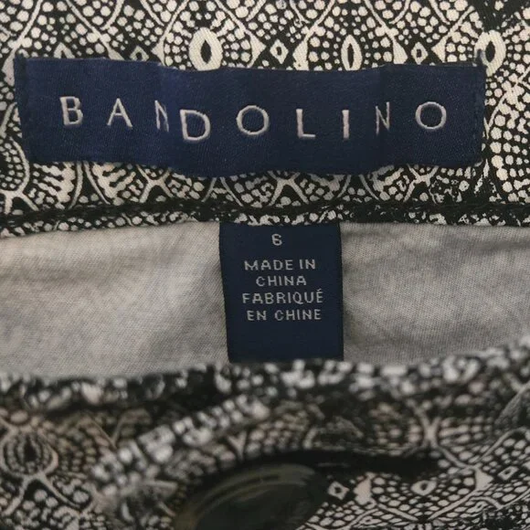 Bandolino Modern Fit Stretch Amy 5-Pocket Shorts - Size 6 - Picture 6 of 6